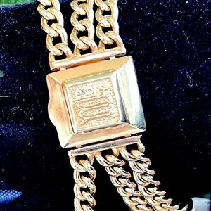 14k gold Scorpio or  initial M bracelet